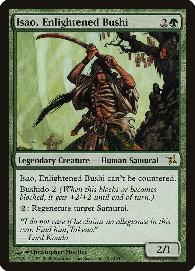 Image for Isao, Enlightened Bushi (129) [Betrayers of Kamigawa]