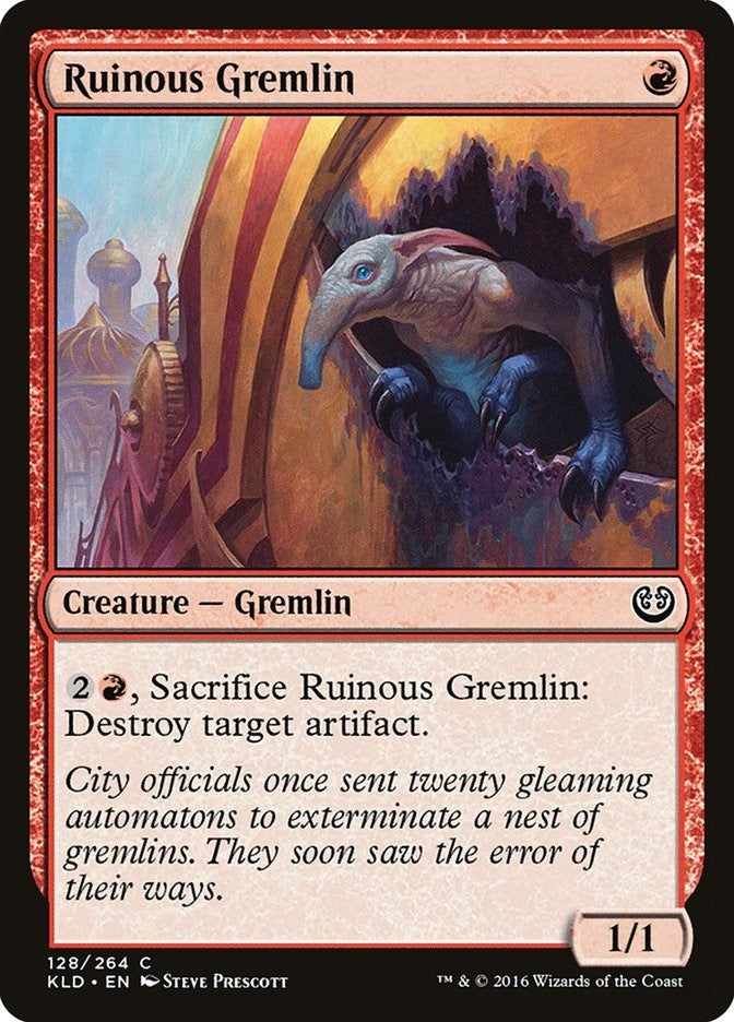 Image for Ruinous Gremlin (128) [Kaladesh]