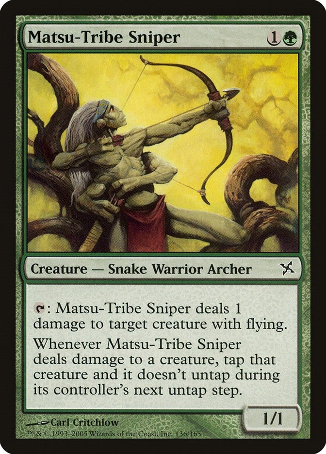 Image for Matsu-Tribe Sniper (136) [Betrayers of Kamigawa]