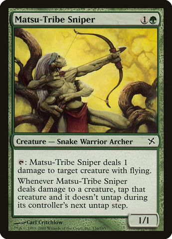 Image for Matsu-Tribe Sniper (136) [Betrayers of Kamigawa]