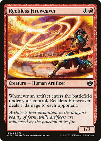 Image for Reckless Fireweaver (126) [Kaladesh]