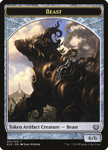 Image for Beast Token (001) (1) [Kaladesh]