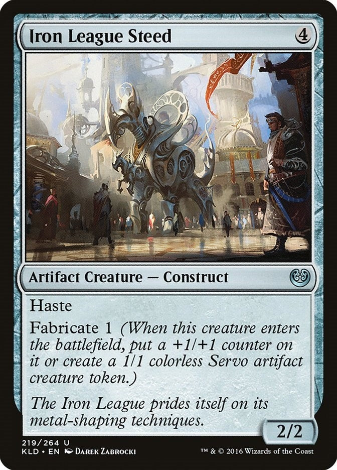 Image for Iron League Steed (219) [Kaladesh]