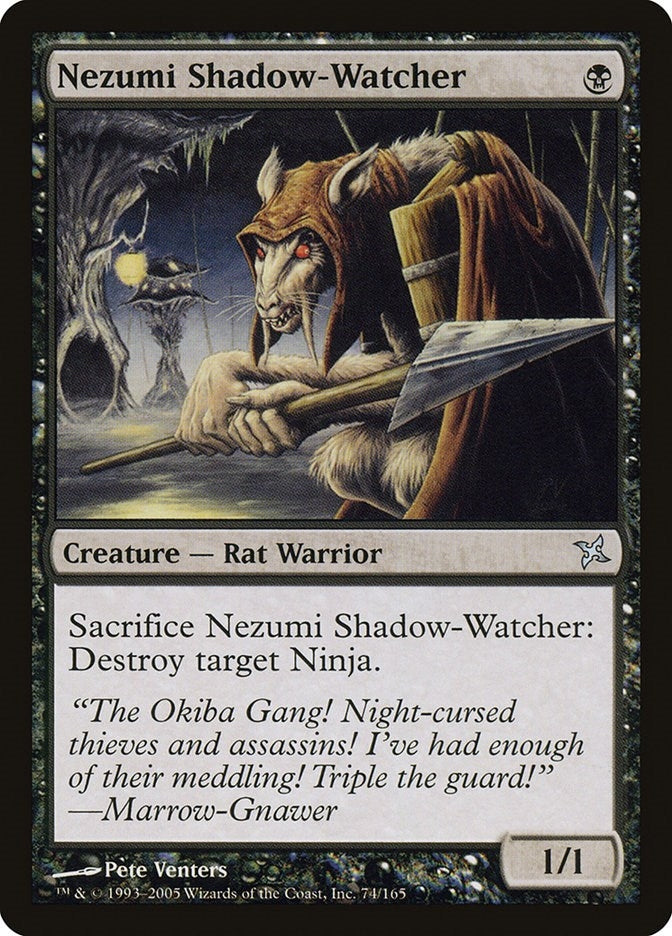 Image for Nezumi Shadow-Watcher (74) [Betrayers of Kamigawa]