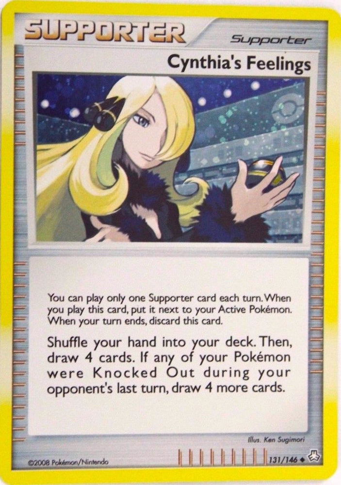 Cynthia's Feelings - 131/146 (Cosmos Holofoil) (131/146) (Miscellaneous Cards & Products)