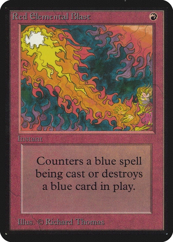 Image for Red Elemental Blast [Alpha Edition]