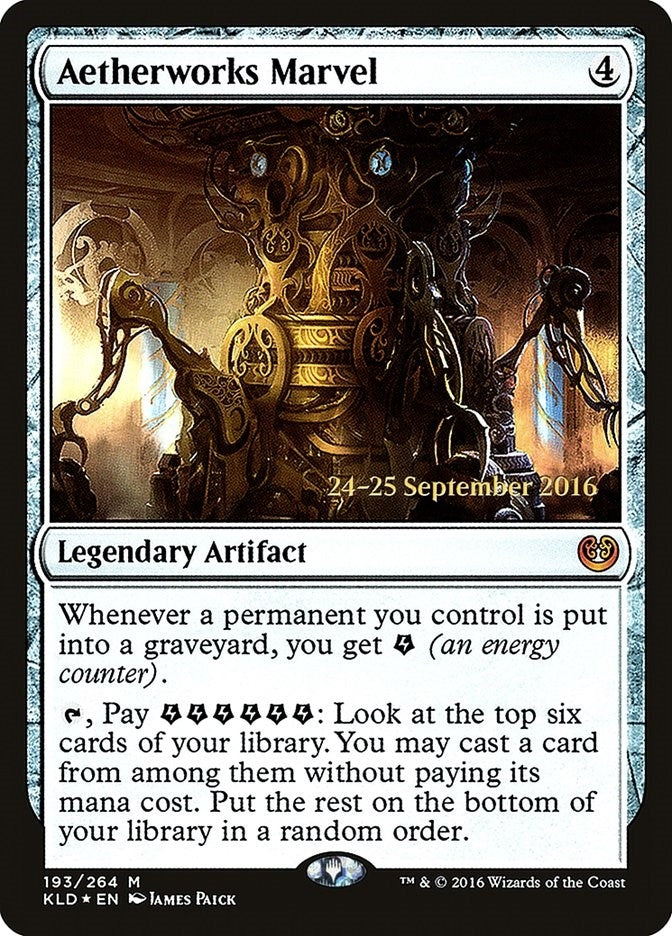 Image for Aetherworks Marvel (193) [Prerelease Cards]