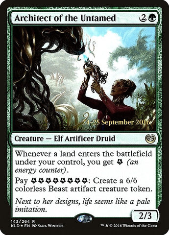 Image for Architect of the Untamed (143) [Prerelease Cards]