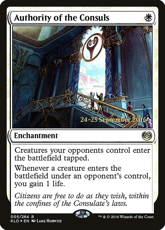 Image for Authority of the Consuls (KLD) (5) [Prerelease Cards]