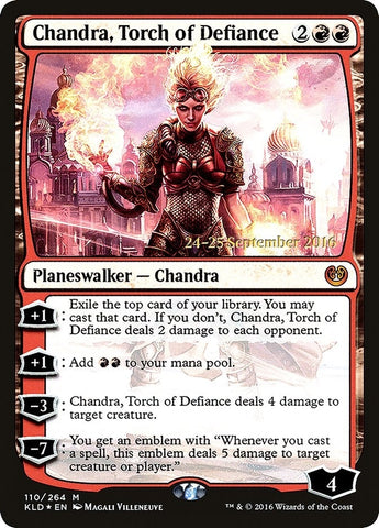 Image for Chandra, Torch of Defiance (110) [Prerelease Cards]