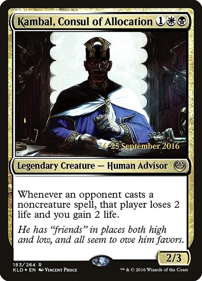 Image for Kambal, Consul of Allocation (183) [Prerelease Cards]