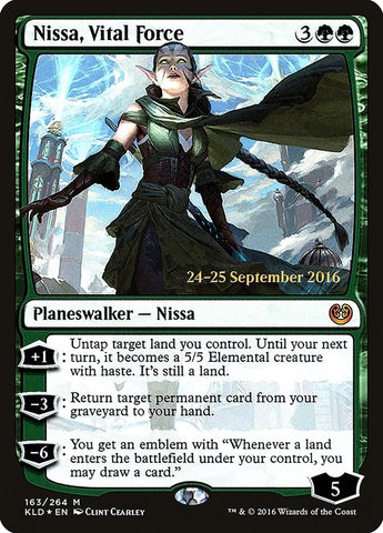 Image for Nissa, Vital Force (163) [Prerelease Cards]