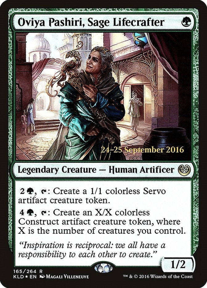 Image for Oviya Pashiri, Sage Lifecrafter (165) [Prerelease Cards]