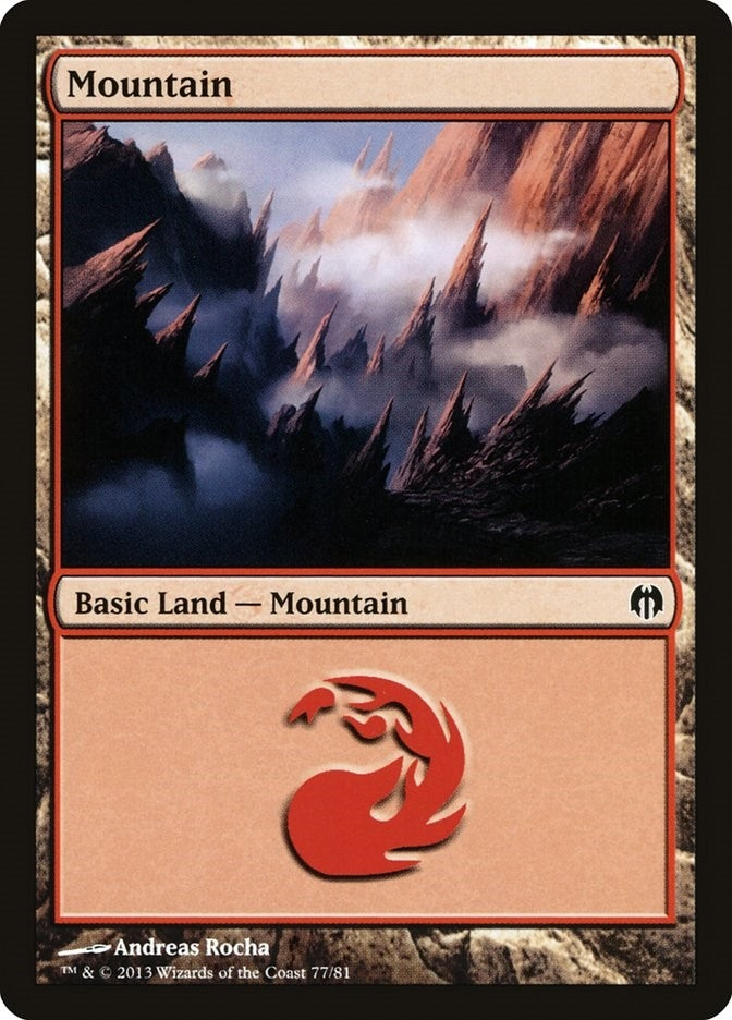 Image for Mountain (77) (77) [Duel Decks: Heroes vs. Monsters]