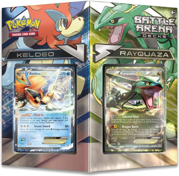 Battle Arena Decks: Keldeo EX vs Rayquaza EX [XY - Steam Siege]