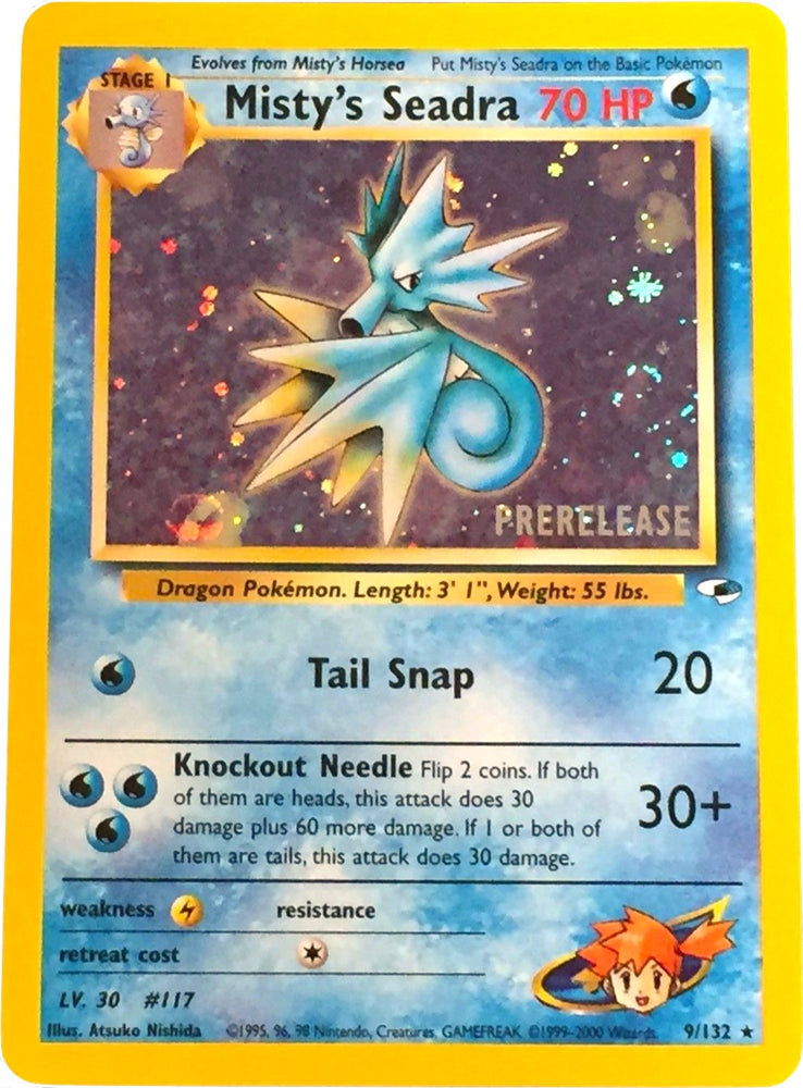 Image for Misty's Seadra (Prerelease) (009/132) [WoTC Promo]