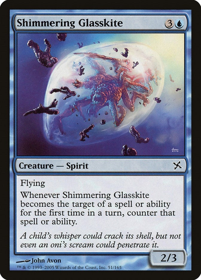 Image for Shimmering Glasskite (51) [Betrayers of Kamigawa]