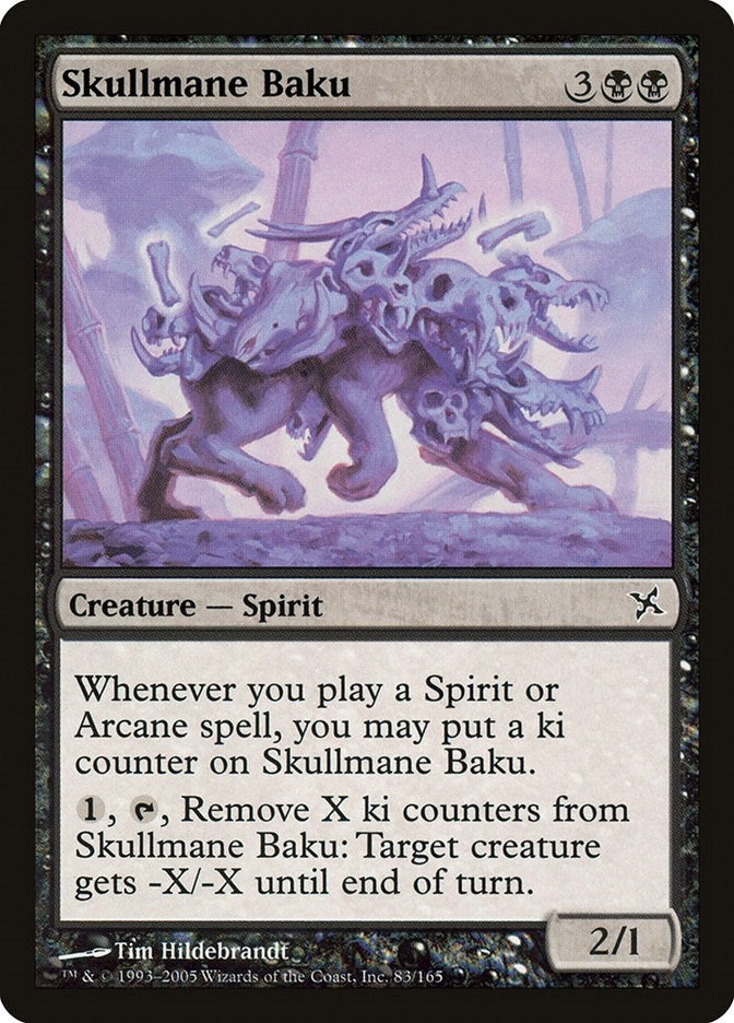 Image for Skullmane Baku (83) [Betrayers of Kamigawa]
