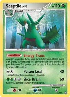 Image for Sceptile - 10/100 (DP Stormfront) (010/100) - Pokemon