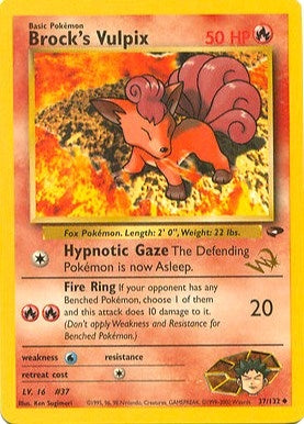 Image for Brock's Vulpix [W Stamped] (037/132) [WoTC Promo]