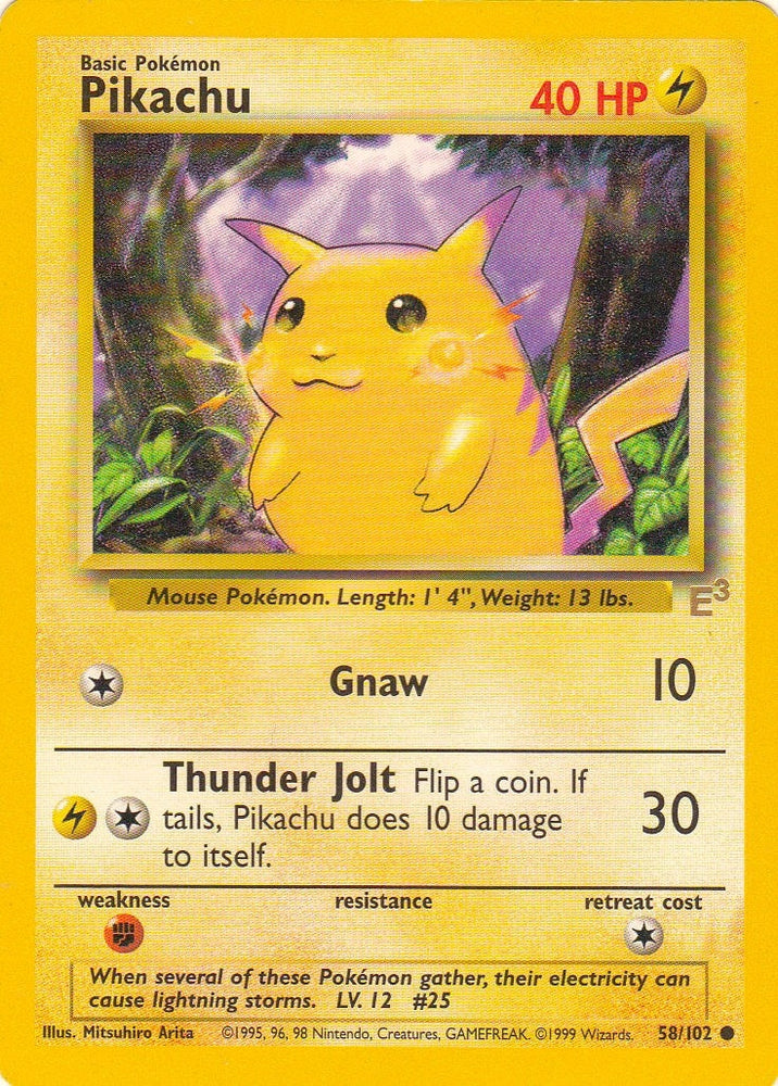 Pikachu - 58/102 (E3 Stamped) (058/102) (Miscellaneous Cards & Products)