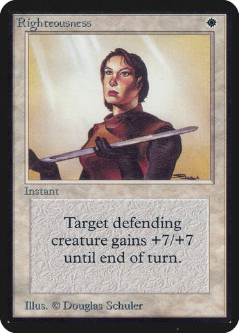 Image for Righteousness [Alpha Edition]