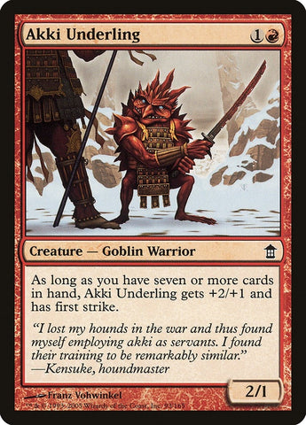 Image for Akki Underling (93) [Saviors of Kamigawa]