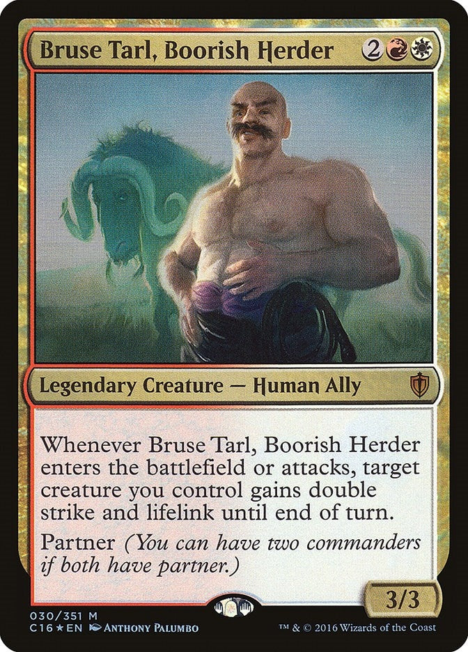 Image for Bruse Tarl, Boorish Herder (30) [Commander 2016]