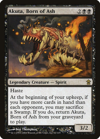 Image for Akuta, Born of Ash (61) [Saviors of Kamigawa]