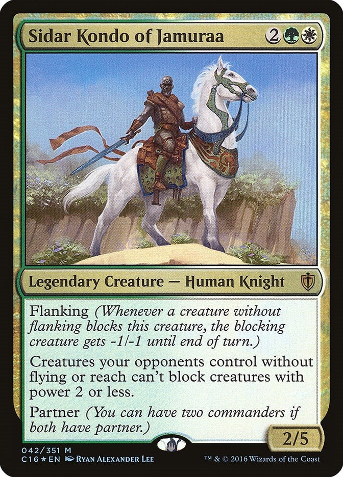 Image for Sidar Kondo of Jamuraa (42) [Commander 2016]