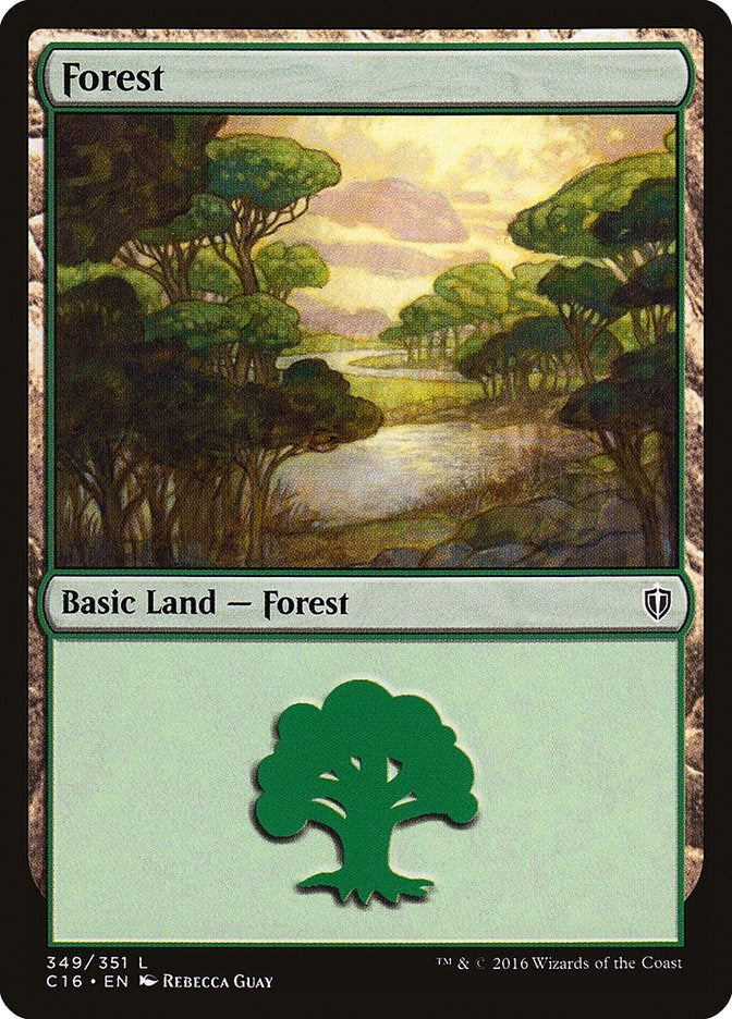 Image for Forest (349) (349) [Commander 2016]