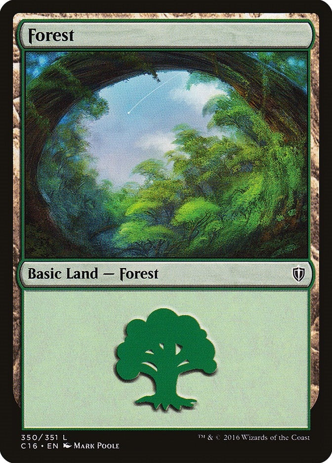 Image for Forest (350) (350) [Commander 2016]