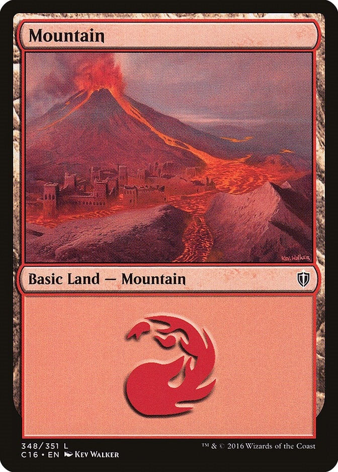 Image for Mountain (348) (348) [Commander 2016]