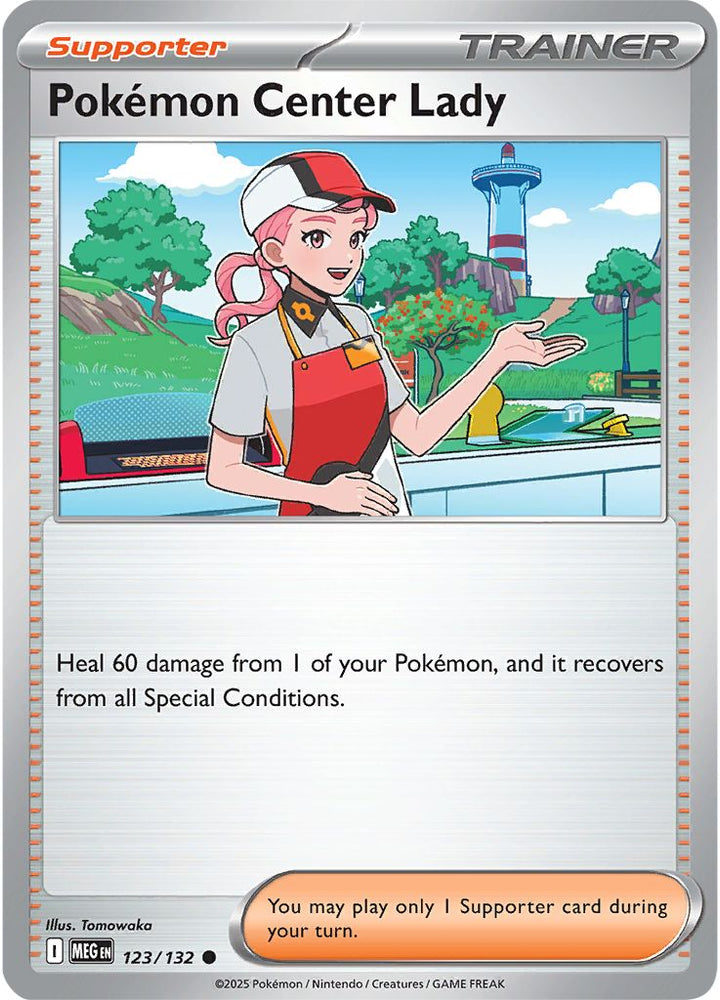 Pokemon Center Lady (123/132) (ME01: Mega Evolution)
