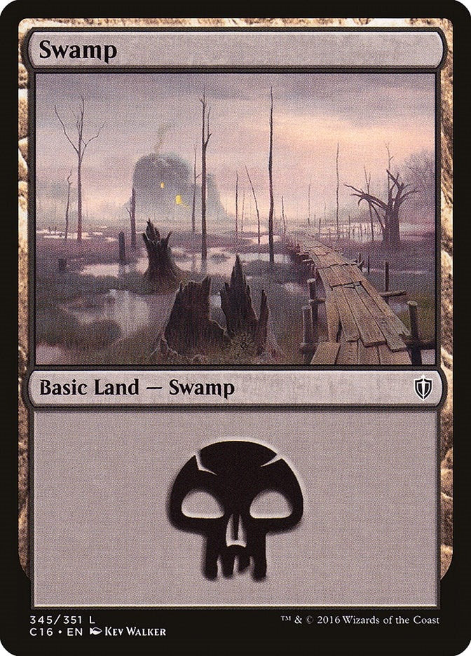 Image for Swamp (345) (345) [Commander 2016]