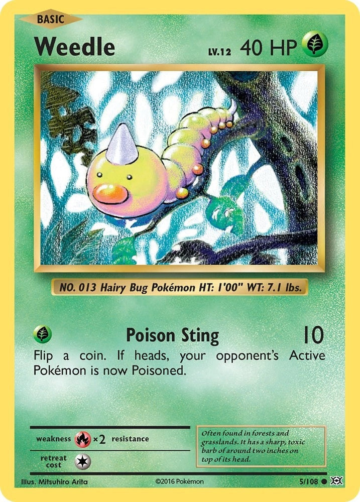 Image for Weedle (5/108) [XY - Evolutions]
