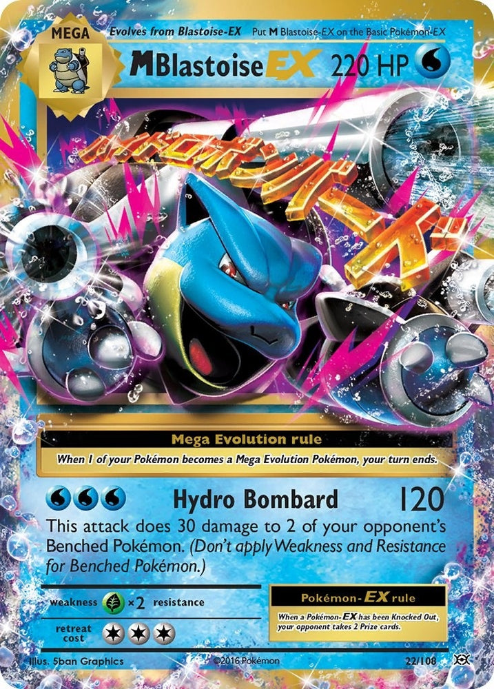 Image for M Blastoise EX (22/108) [XY - Evolutions]