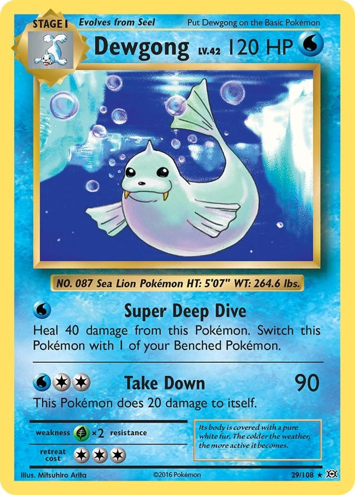 Image for Dewgong (29/108) [XY - Evolutions]