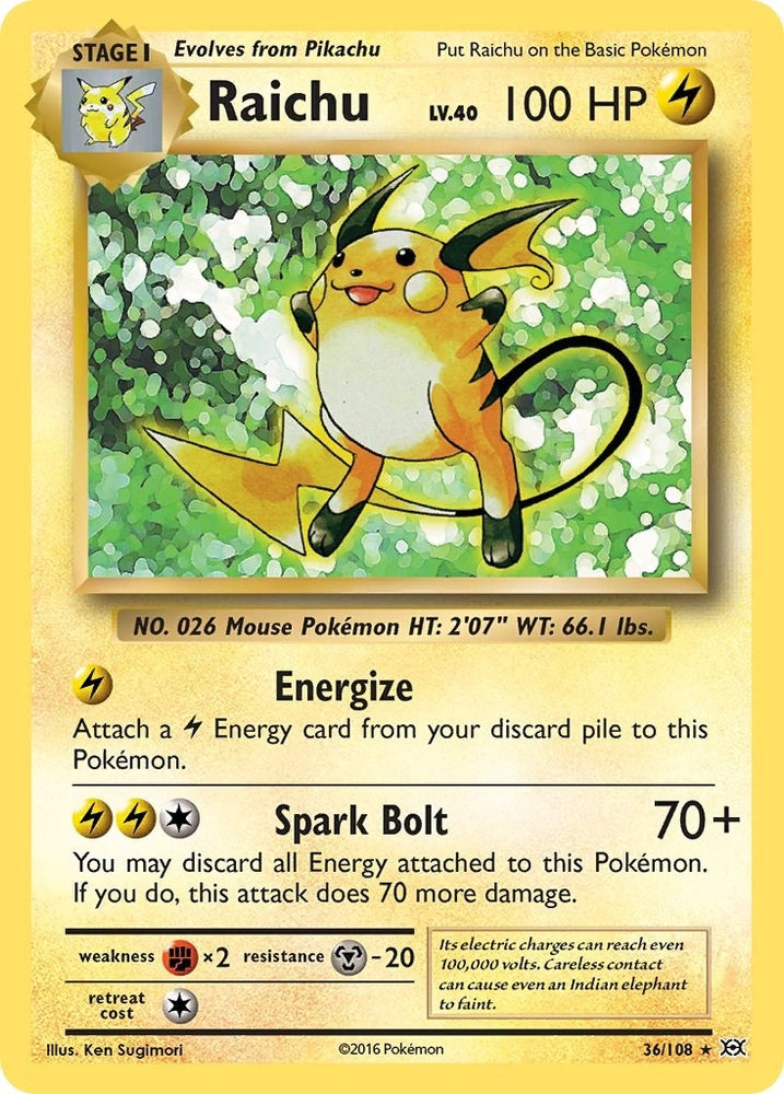 Image for Raichu (36/108) [XY - Evolutions]