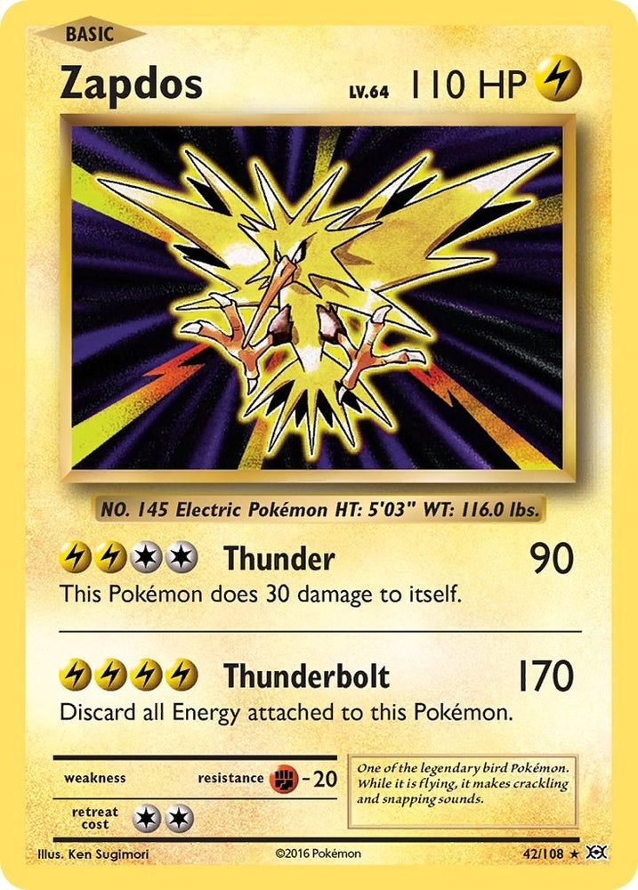 Image for Zapdos (42/108) [XY - Evolutions]
