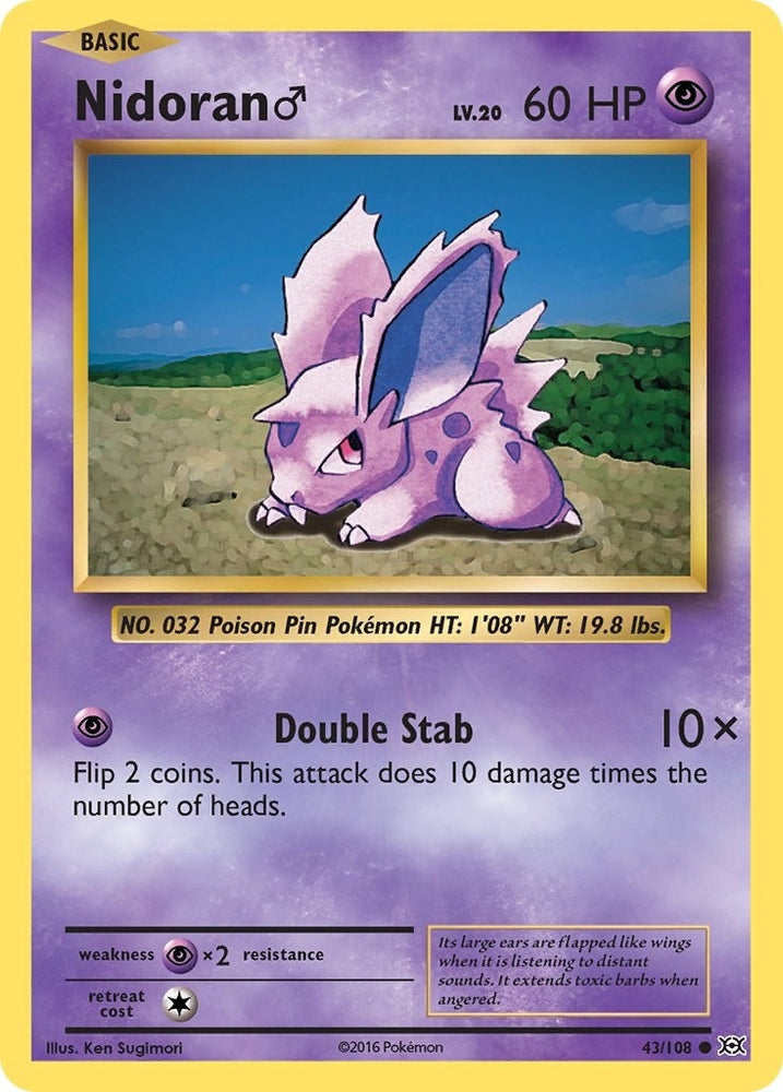 Image for Nidoran M (43/108) [XY - Evolutions]