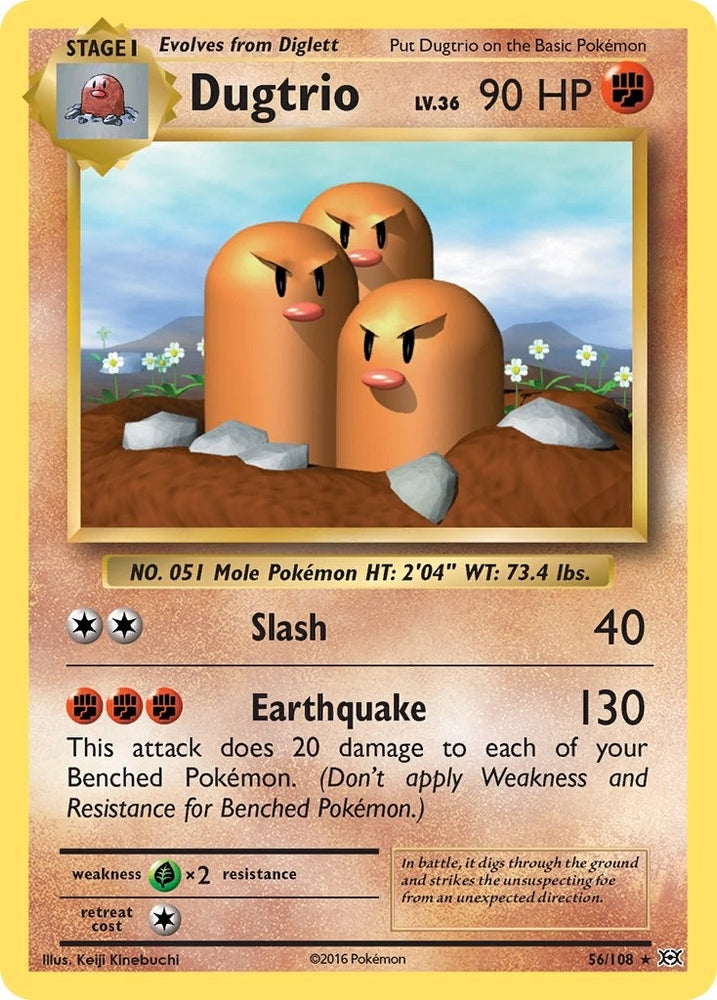 Image for Dugtrio (56/108) [XY - Evolutions]
