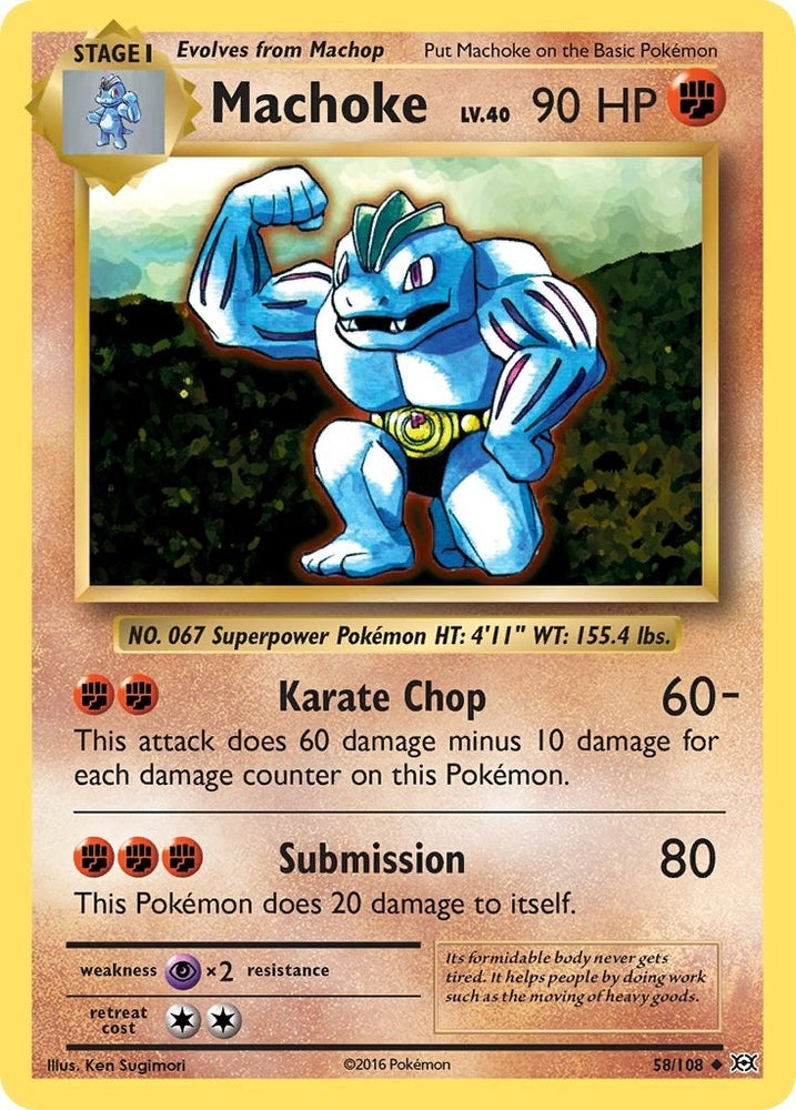 Image for Machoke (58/108) [XY - Evolutions]