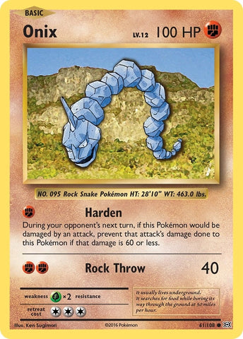 Image for Onix (61/108) [XY - Evolutions]