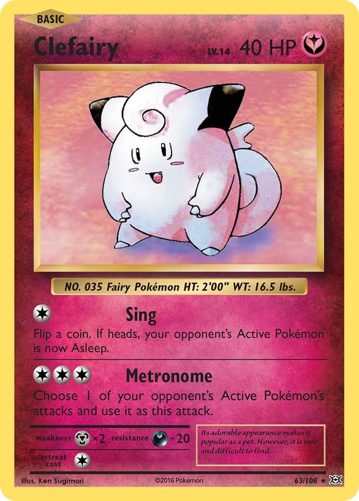 Image for Clefairy (63/108) [XY - Evolutions]