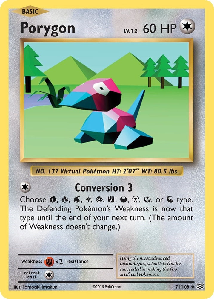 Image for Porygon (71/108) [XY - Evolutions]