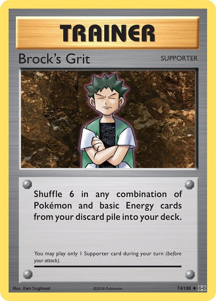 Image for Brock's Grit (74/108) [XY - Evolutions]