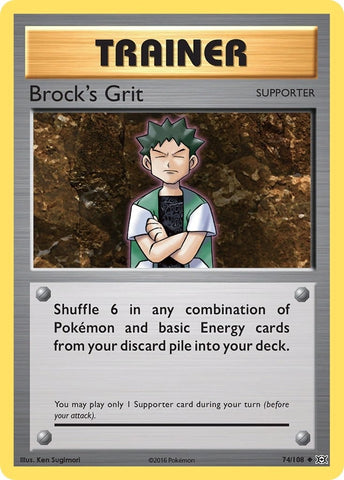 Image for Brock's Grit (74/108) [XY - Evolutions]