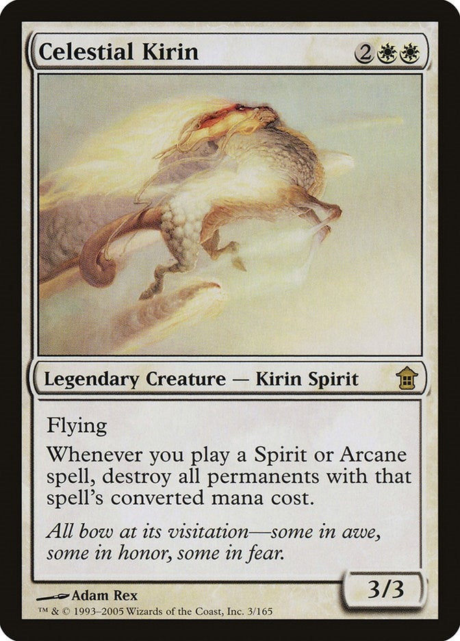 Image for Celestial Kirin (3) [Saviors of Kamigawa]