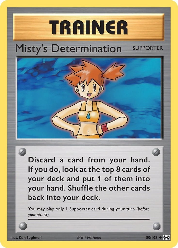 Image for Misty's Determination (80/108) [XY - Evolutions]